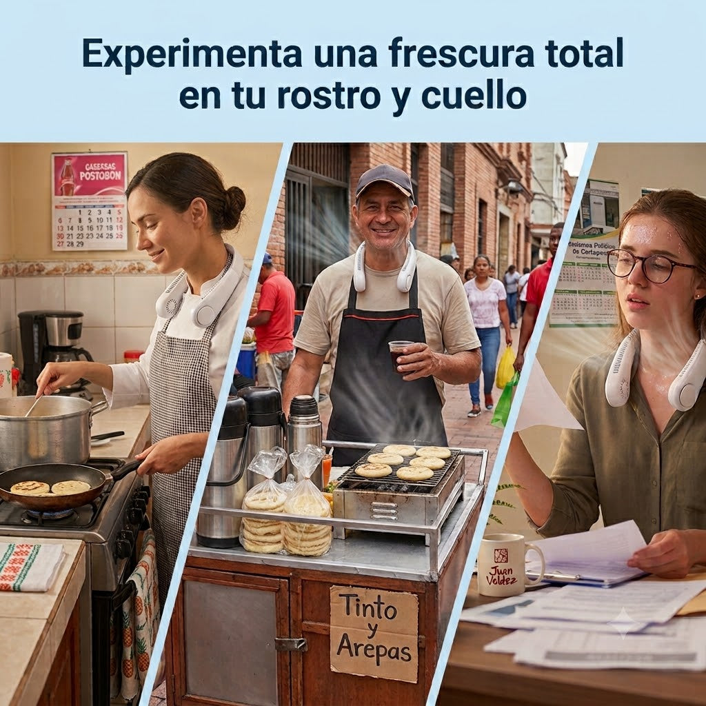 ❄️ Ventilador portátil manos libres - Tu Aire Acondicionado Personal