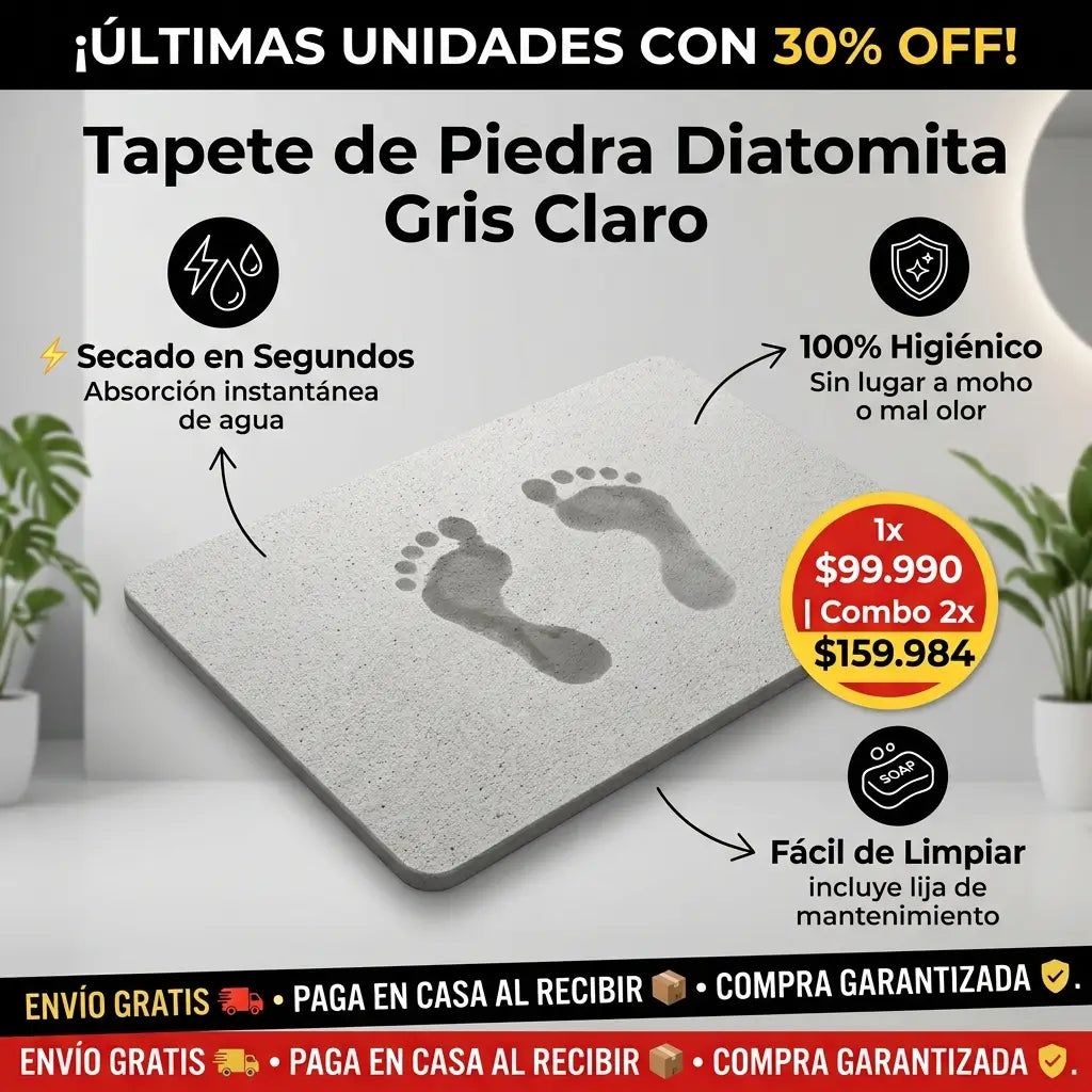 Tapete de Piedra diatomita - Una solución inteligente contra la humedad 🚫💧