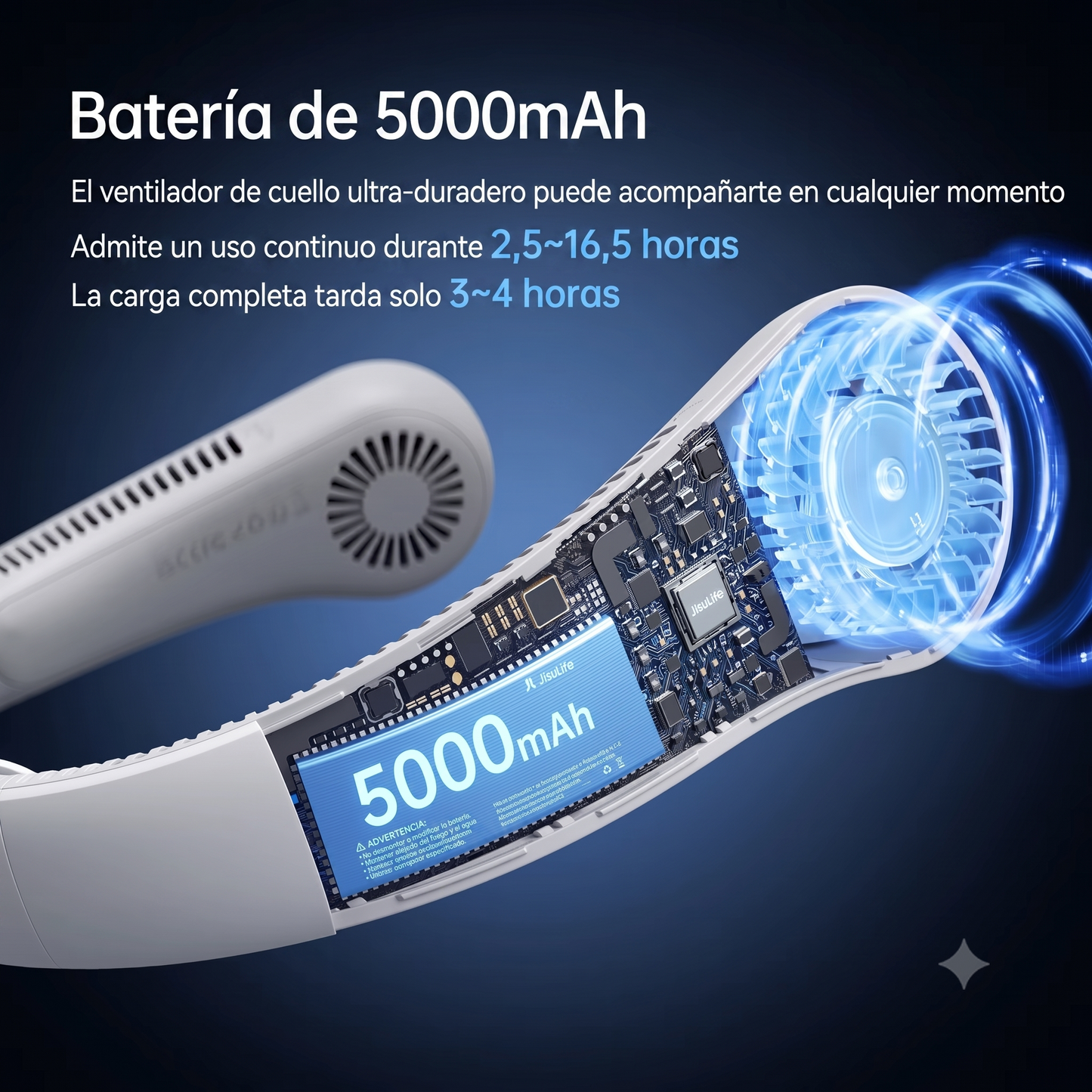 ❄️ Ventilador portátil manos libres - Tu Aire Acondicionado Personal