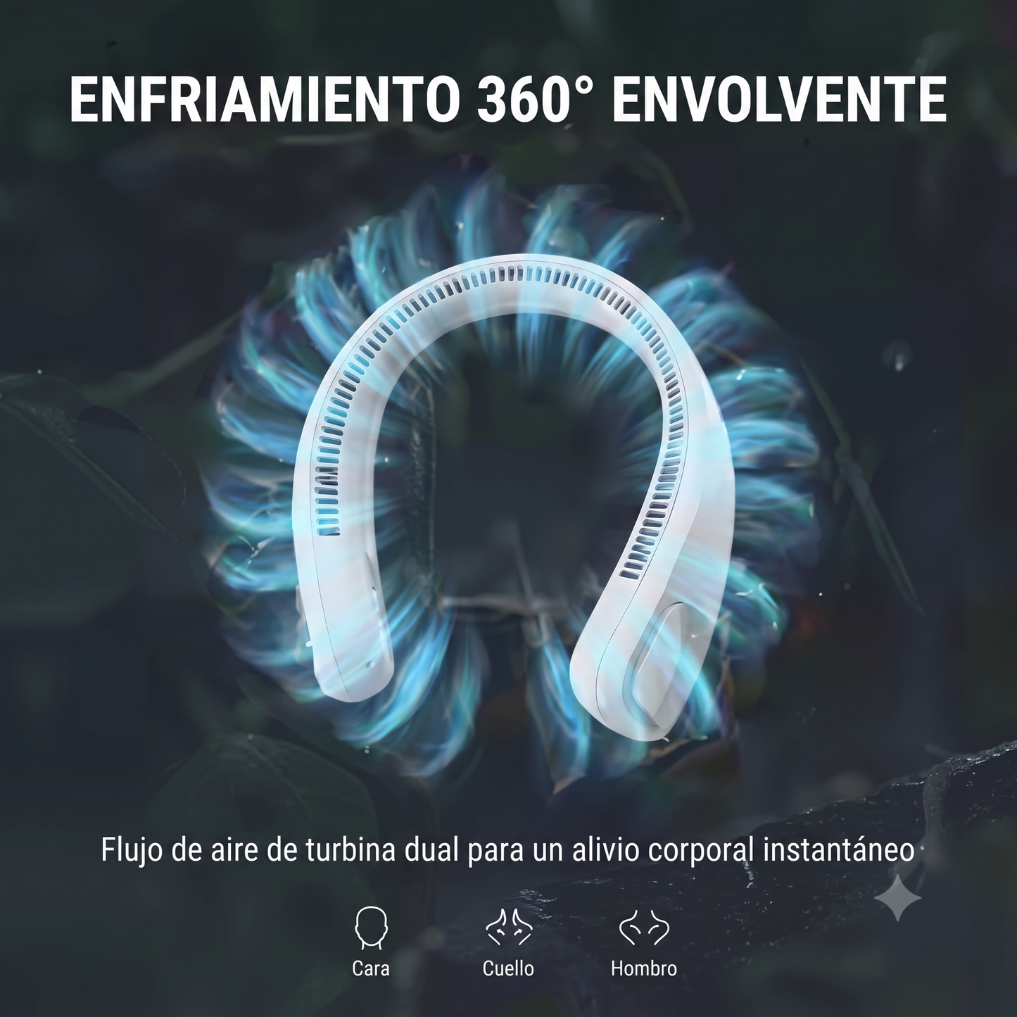 ❄️ Ventilador portátil manos libres - Tu Aire Acondicionado Personal