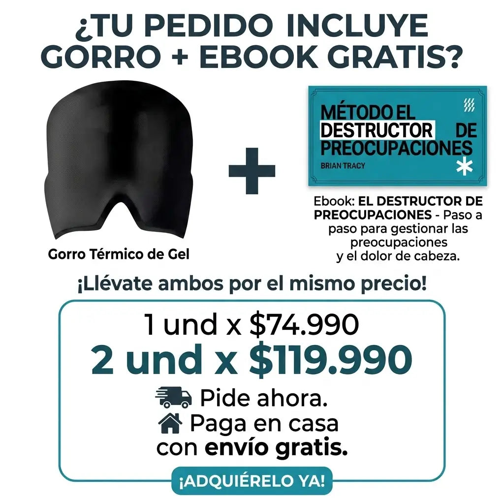 Gorro Térmico - Alivio natural para el estrés y la tensión diaria