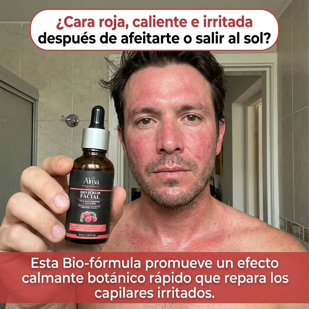 EL BIO SÉRUM MAGISTRAL QUE APAGA LAS MANCHAS, CONTROLA LA GRASA Y REPARA TU PIEL SIN ÁCIDOS AGRESIVOS.