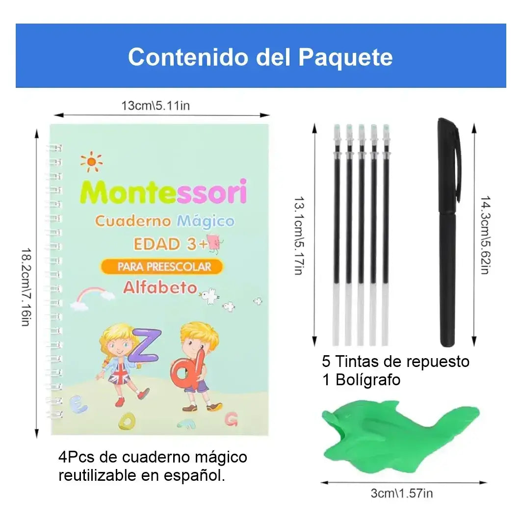 TrazoMágico Kids™ – Aprende, borra solo y repite