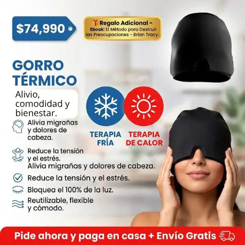 Gorro Térmico - Alivio natural para el estrés y la tensión diaria