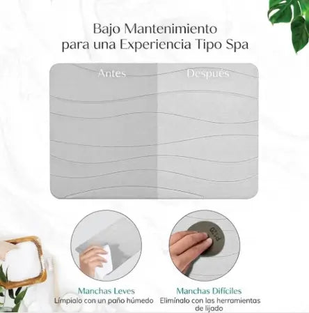 Tapete de Piedra diatomita - Una solución inteligente contra la humedad 🚫💧