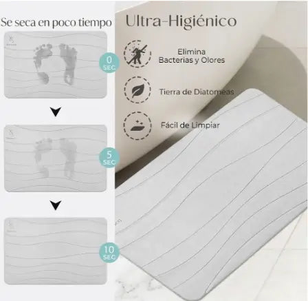 Tapete de Piedra diatomita - Una solución inteligente contra la humedad 🚫💧